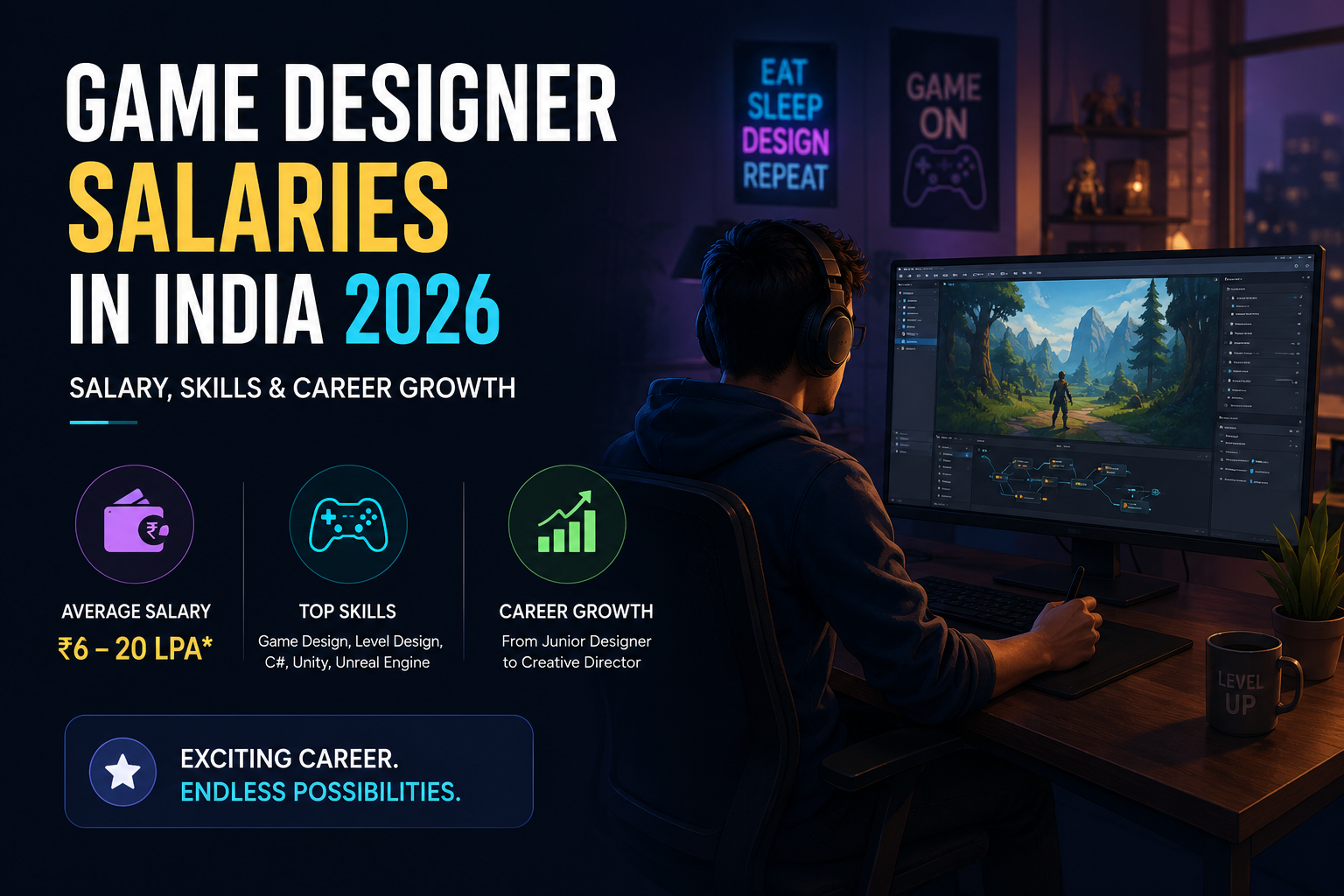 Game Designer Salaries in India (Updated 2026) – Key Factors
